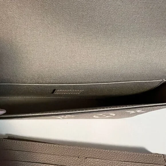 ❤️1950❤️ Louis Vuitton Felicie Pochette in Dove Cream Tourterelle - Picture 10 of 12